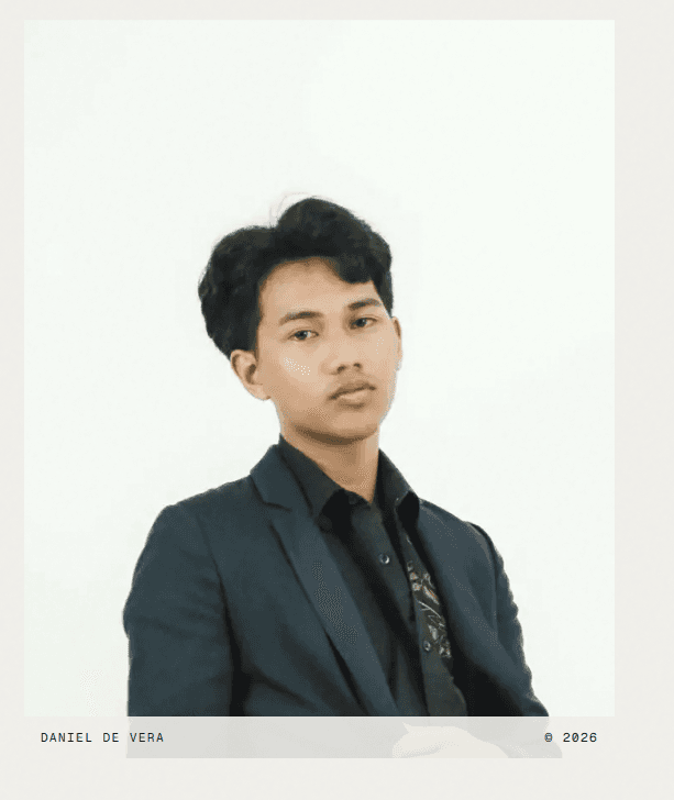 Daniel De Vera in formal attire